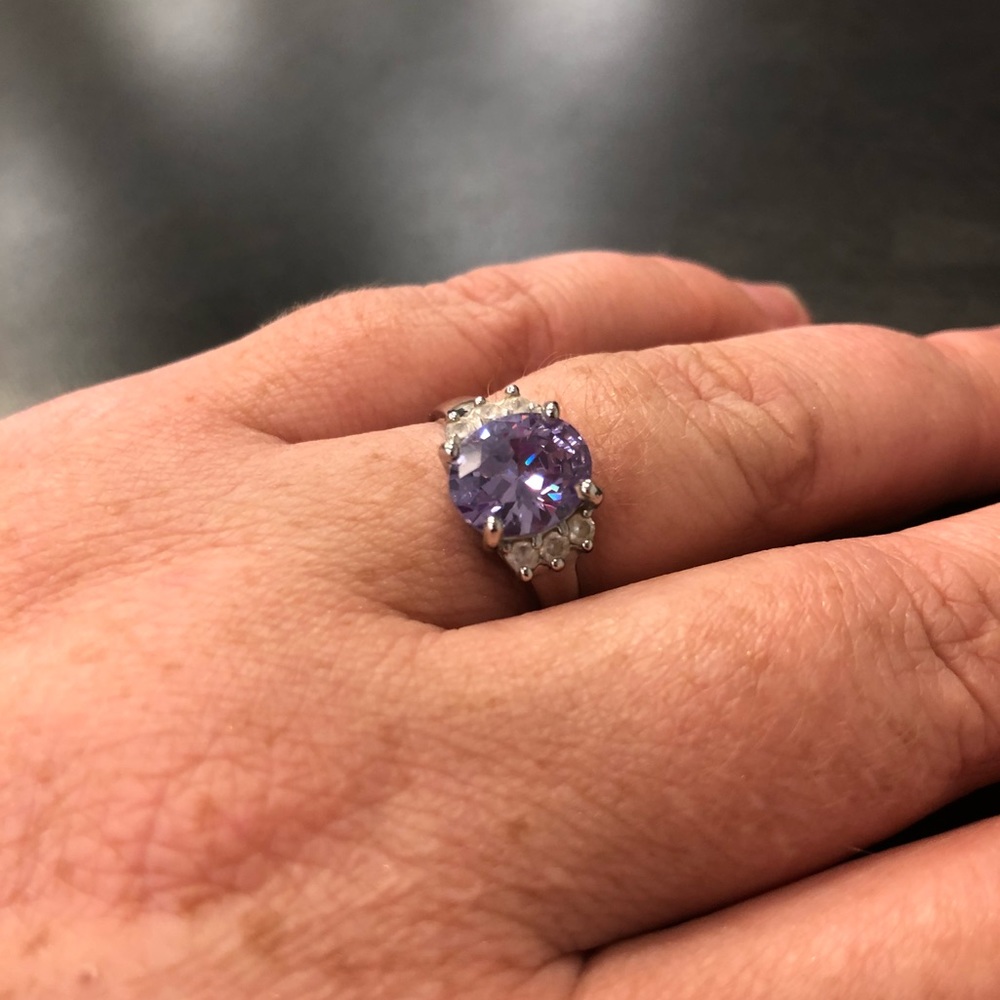 Sparkly cocktail ring